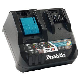 Makita DC18RE Dual-Port 18V LXT 12V CXT MAX Rapid Charger
