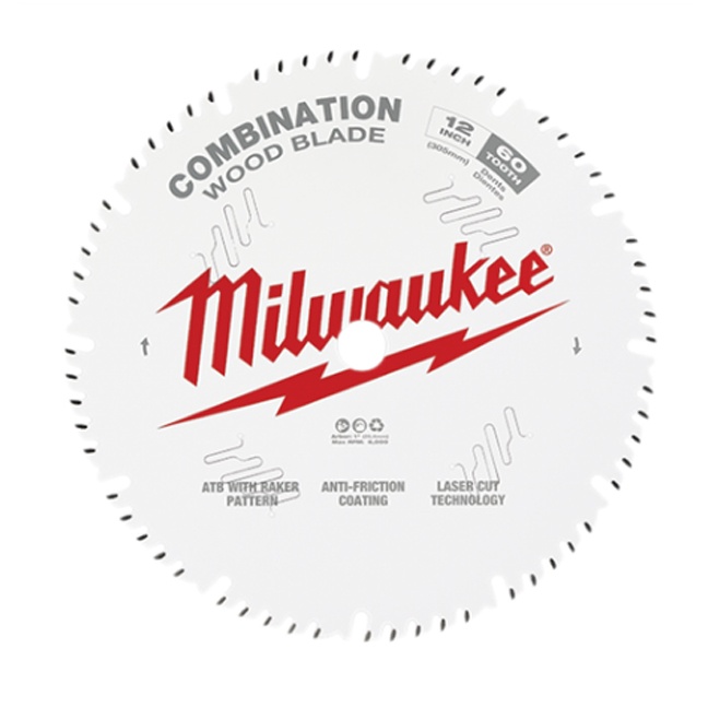 Milwaukee 48-40-1222 12" 60T Combination Circular Saw Blade
