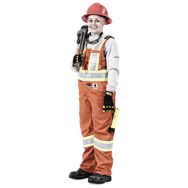 Pioneer Hi-Viz FR-TECH Flame Resistant 7oz Safety Overall - Image 2