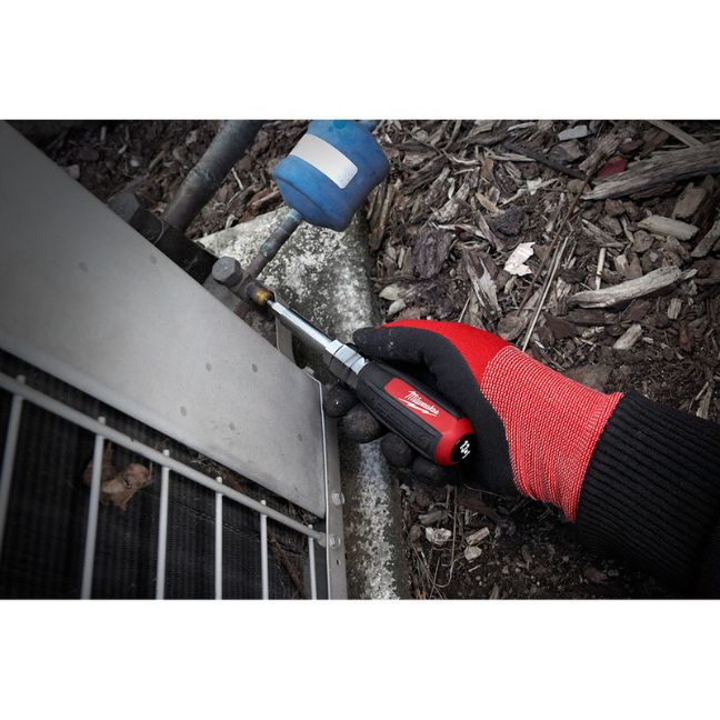 Milwaukee 48-22-2881 13-in-1 Cushion Grip Screwdriver with Schrader Bit