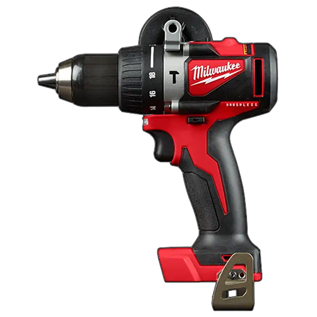 Milwaukee 2902-20 M18 1/2" Brushless Hammer Drill - Tool Only - Image 4