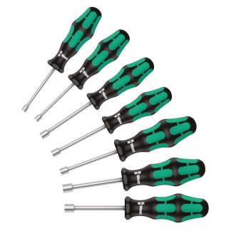 Wera 345230 Kraftform Plus HO 395/7 SZ Hollow Shaft Nutdriver 7-Piece Set