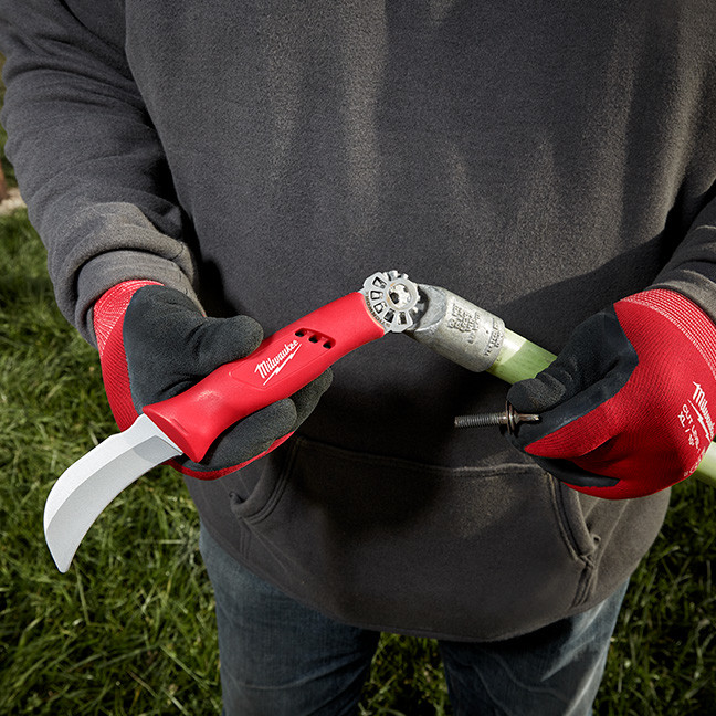 Milwaukee 48-22-1924 Lineman's Hawkbill Knife with STICKWORK 3-in-1 Ring - Image 2