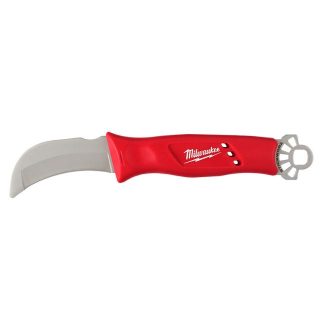 Milwaukee 48-22-1923 Lineman’s Blunt Tip Hawkbill Knife with STICKWORK 3-in-1 Ring
