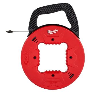 Milwaukee 48‐22‐4181 25ft 1/4" Steel Fish Tape with Low Profile Tip