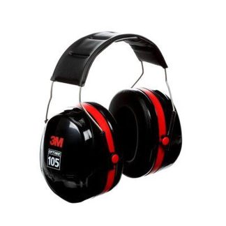 3M 7000009665 Peltor Optime 105 Over-the-Head Earmuffs H10A