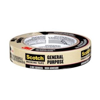 3M 7100045420 General Purpose Masking Tape 2020-24A 1"