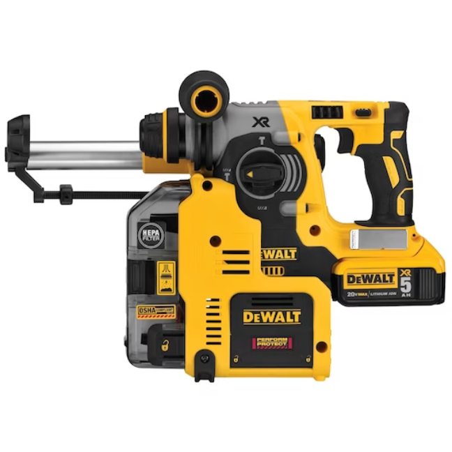 DeWalt DCH273P2DHO 20V MAX XR 1" Brushless L-Shape SDS-PLUS Rotary Hammer Kit