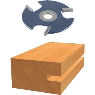 Bosch 85529M 1/8" Carbide Tipped 3-Wing Slotting Cutter Bit