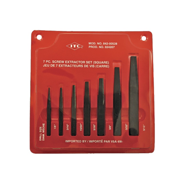 Jet 024207 Screw Extractor Set 7PC