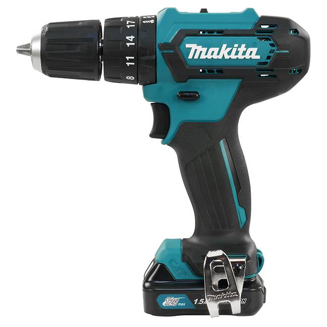 Makita HP333DWYE 12V MAX CXT 3/8" Hammer Driver Drill Kit