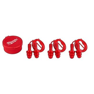 Milwaukee 48-73-3151 3PK Reusable Corded Earplugs