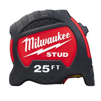 Milwaukee 48-22-9725 25ft Gen II STUD Tape Measure