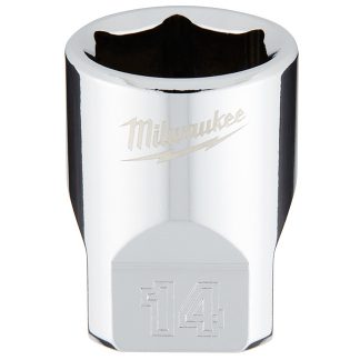 Milwaukee 45-34-9040 1/4" Drive 14mm Metric 6-Point Standard Socket