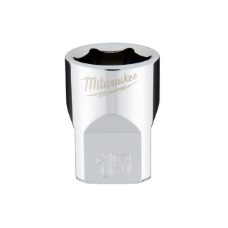 Milwaukee 45-34-9085 3/8" Drive 15mm Metric 6-Point Standard Socket