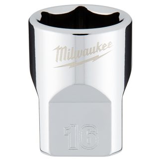 Milwaukee 45-34-9086 3/8" Drive 16mm Metric 6-Point Standard Socket