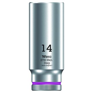 Wera 004511 8790 HMA Deep Socket with 1/4" Drive