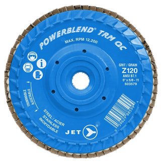 Jet 503579 Z120 POWERBLEND TRM QC Zirconia Flap Disc