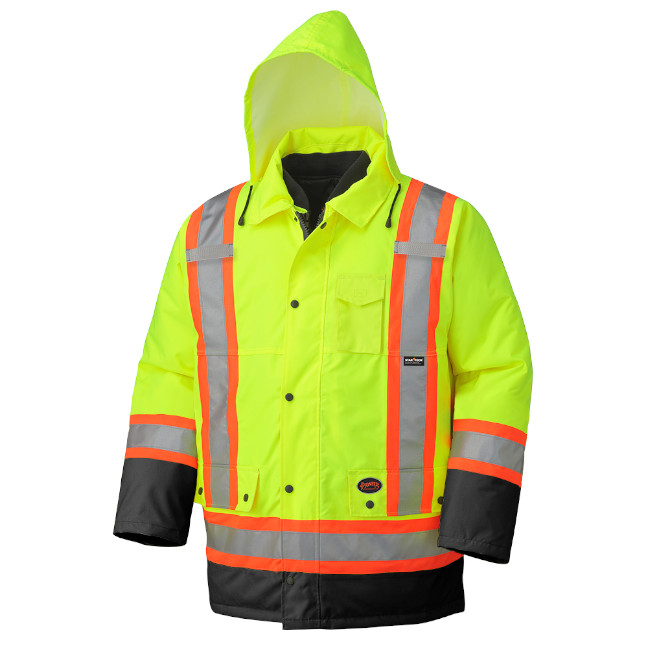 Pioneer 300D Hi-Viz 7-in-1 Safety Parka - Image 10