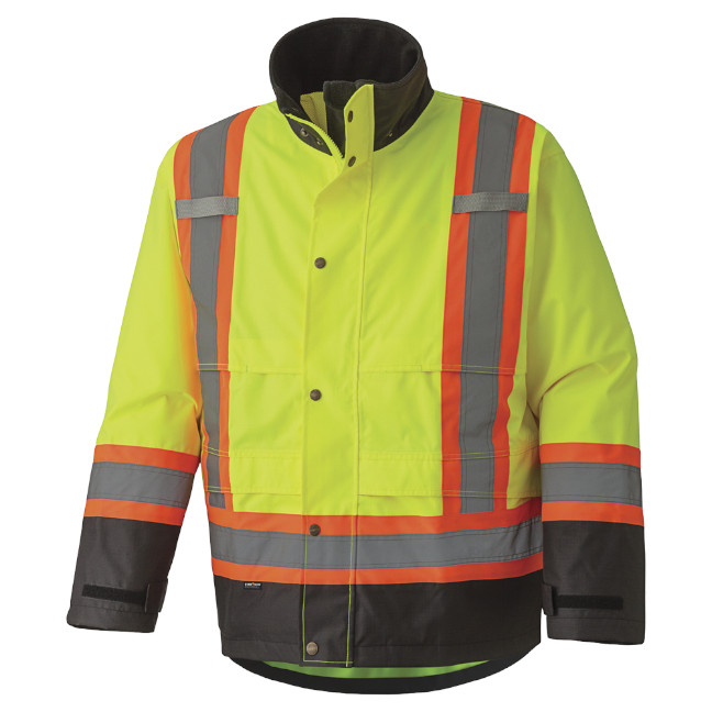 Pioneer Hi-Viz Ripstop Waterproof Safety Jacket - Image 5