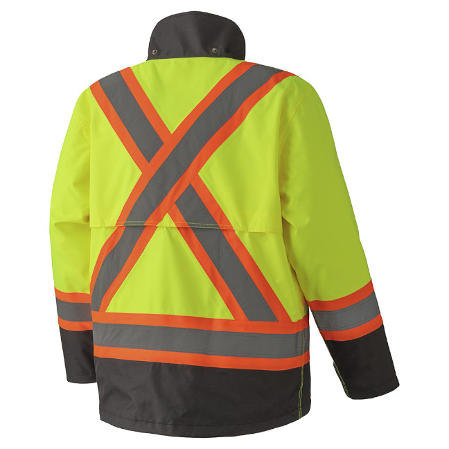 Pioneer 300D Series Ripstop Waterproof Hi-Viz Safety Jacket