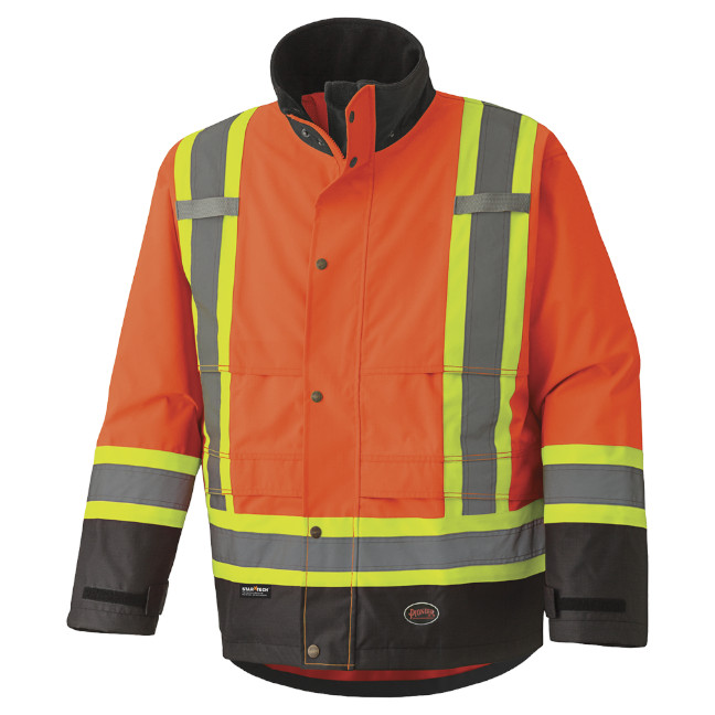 Pioneer Hi-Viz Ripstop Waterproof Safety Jacket - Image 3