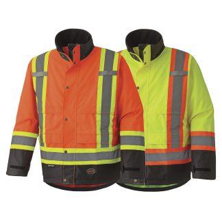 Pioneer 300D Series Ripstop Waterproof Hi-Viz Safety Jacket