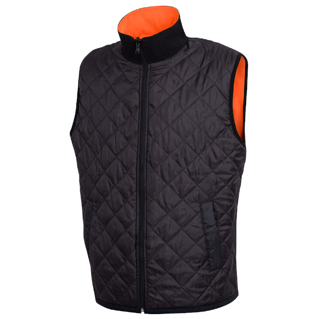 Pioneer Hi-Viz Reversible Insulated Safety Vest - Image 4