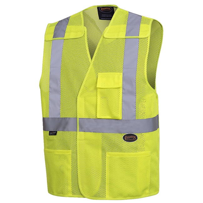 Pioneer Hi-Viz Tear-Away Mesh Safety Vest