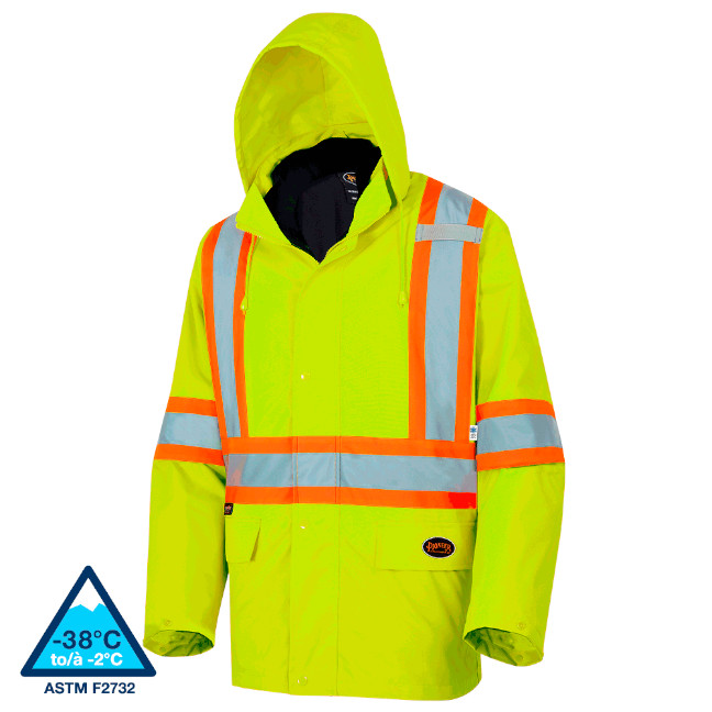 Pioneer THE ROCK Hi-Viz 300D Oxford Polyester 3-in-1 Safety Parka - Image 6