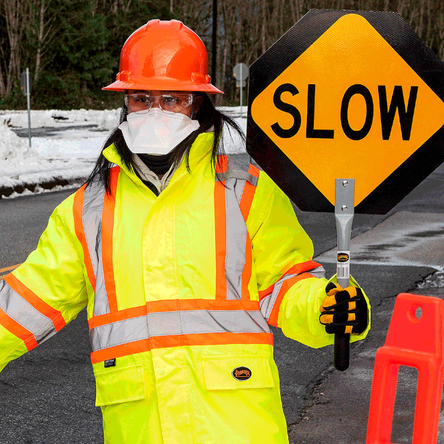 Pioneer THE ROCK Hi-Viz 300D Oxford Polyester 3-in-1 Safety Parka - Image 2