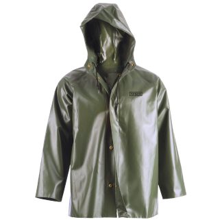 Ranpro J35 345H V3242040 Canadian Hooded Rain Jacket-Olive