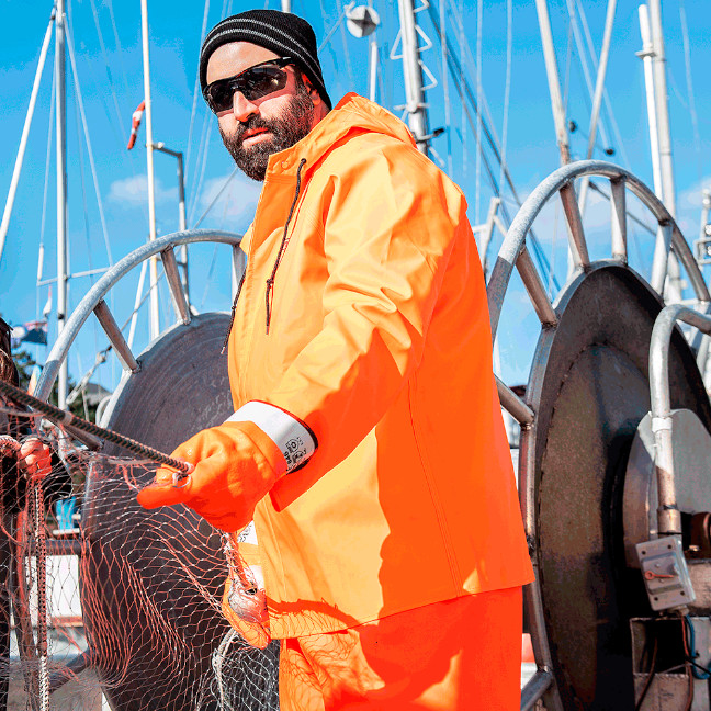 Ranpro SNAPPER Rain Jacket with Hood - Image 3