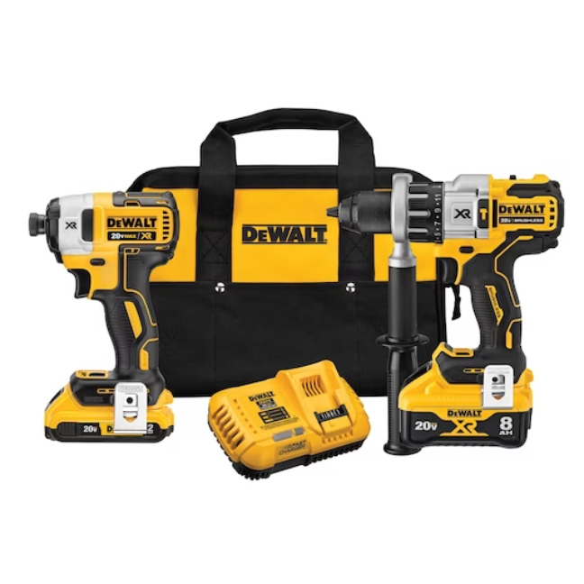 DeWalt DCK299D1W1 20V MAX POWER DETECT 2-Tool Combo Kit