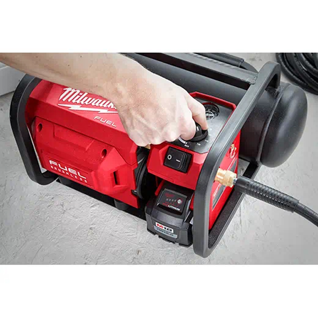 Milwaukee 2840-20 Cordless M18 FUEL 2 Gallon Compact Quiet Compressor - Tool Only - Image 5