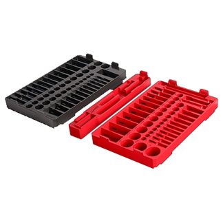 Milwaukee 48-22-9486T 106pc 1/4" & 3/8” Drive Ratchet and Socket Trays SAE & Metric
