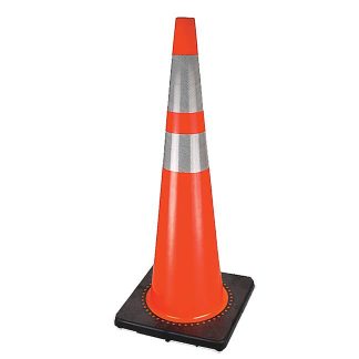 Pioneer 186 36" (91.4 cm) Premium PVC Flexible Safety Cone