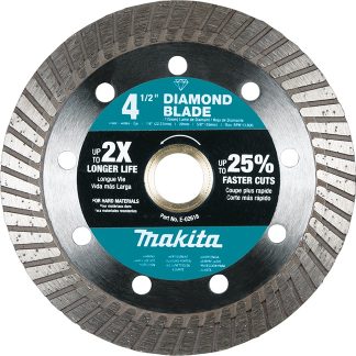Makita E-02618 4‑1/2" Diamond Blade Turbo Hard Material