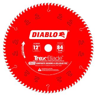 Freud D1284CDC Diablo 12" x 84T Trex Blade for Composite Decking