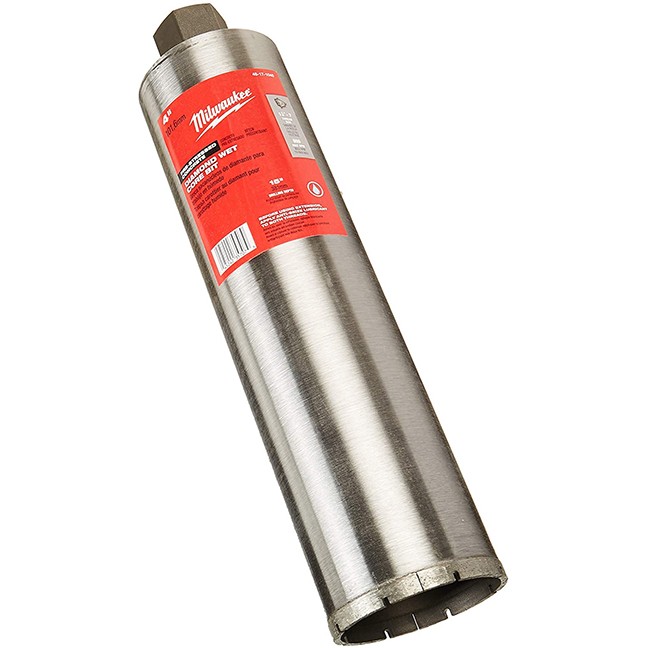 Milwaukee 48-17-1040 4" Pre-Stressed Diamond Wet Core Bit