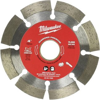Milwaukee 49-93-7000 4" Diamond Premium Segmented