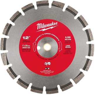 Milwaukee 49-93-7235 12" Asphalt & Green Concrete Segmented