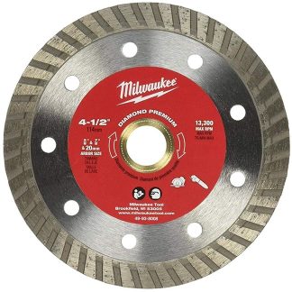 Milwaukee 49-93-8008 4-1/2" Diamond Premium Turbo