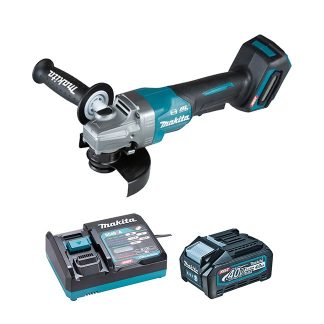 Makita GA013GM102 XGT 40V 4.0 Ah Max Brushless 5" Angle Grinder Kit - Paddle Switch