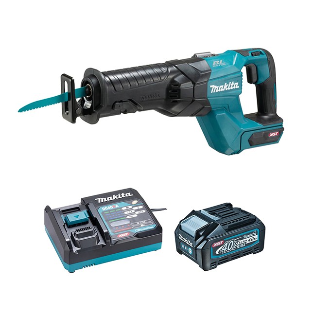 Makita JR002GM102 MAX XGT 40V 4.0 AH Brushless Reciprocating Saw Kit