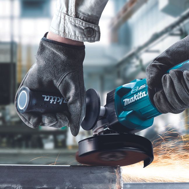 Makita GA023GZ XGT 40V Max Brushless 5" Angle Grinder with AWS and Slide Switch-Tool Only - Image 2