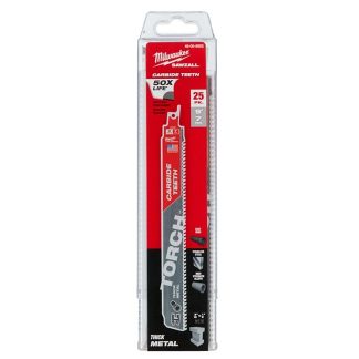 Milwaukee 48-00-8502 9" 7-TPI TORCH™ SAWZALL Blade with Carbide Teeth 25-Pack