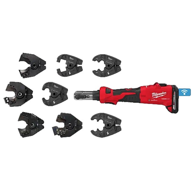 Milwaukee 2978-22 M18 FORCE LOGIC 6T Linear Utility Crimper Kit - Snub Nose Jaw - Image 2