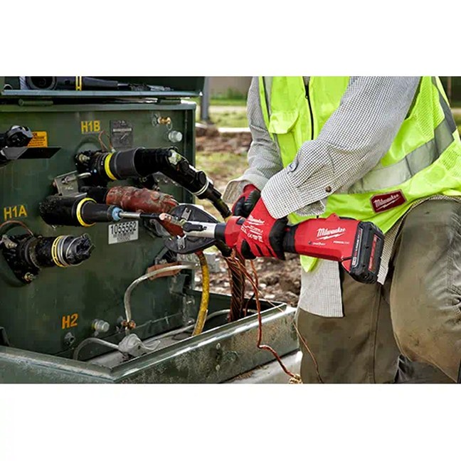 Milwaukee 2978-22 M18 FORCE LOGIC 6T Linear Utility Crimper Kit - Snub Nose Jaw - Image 4