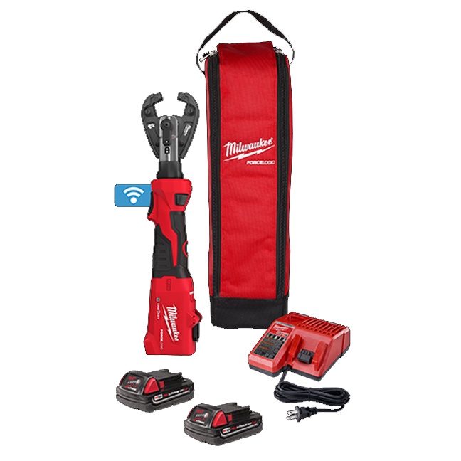 Milwaukee 2978-22K M18 FORCE LOGIC 6T Linear Utility Crimper Kit - Kearney Jaw